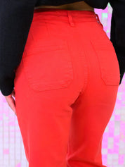 You're A Fireball By Risen - High Rise Tummy Control Wide Leg Pants