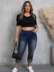 Here Comes The Sun Midrise Skinny Capris