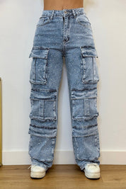 High Waisted Diamanté Rhinestone Jeans