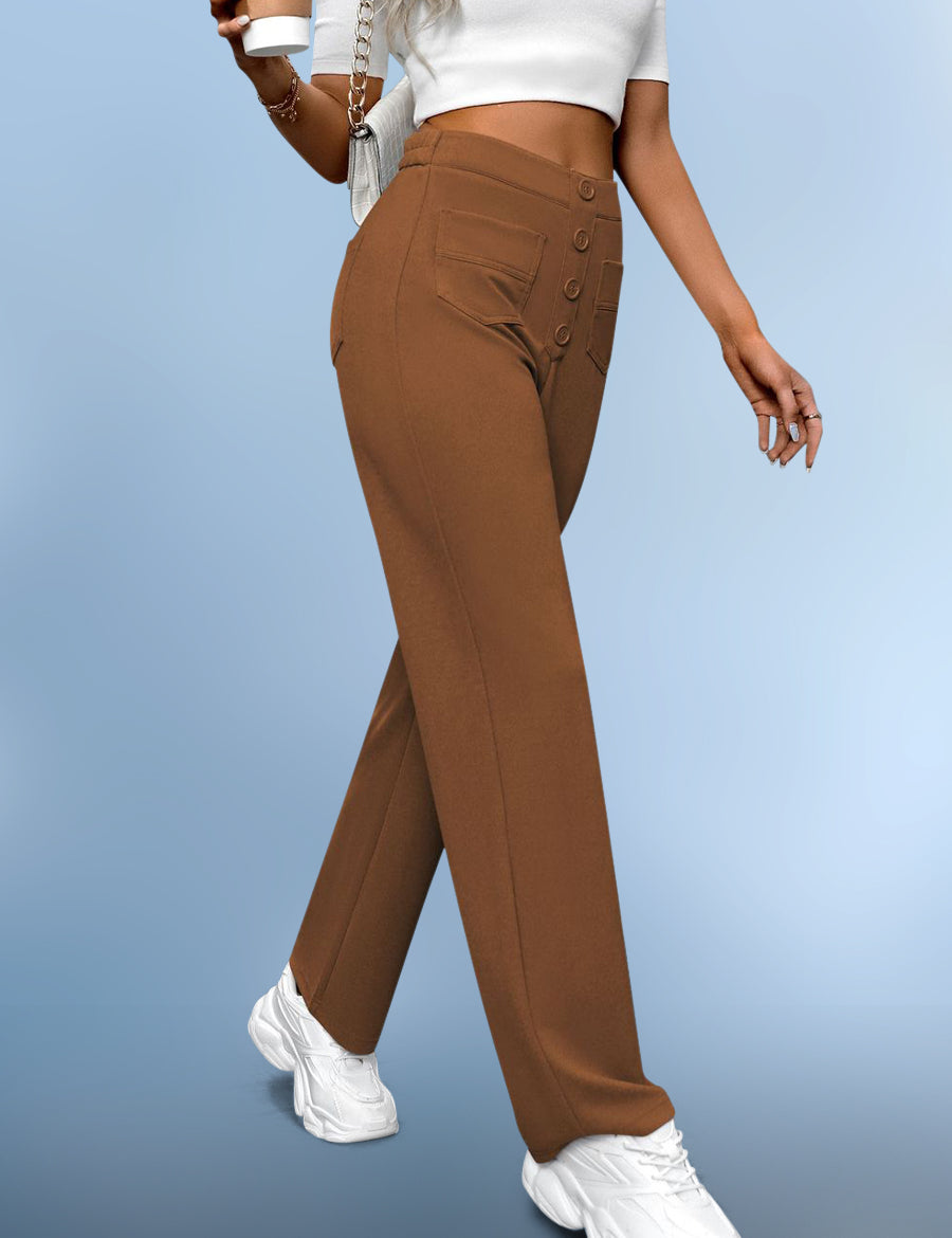 Women’s Casual High Waist Stretch Pants