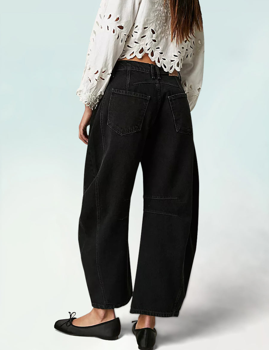 Casual Women's Loose Wide-leg Jeans