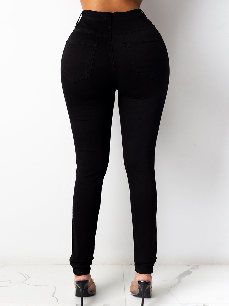 High Waist Hip Lift Tummy Control Stretch Jeans for Women
