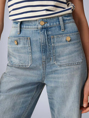 Tummy Control Sailor Wide Leg Trouser