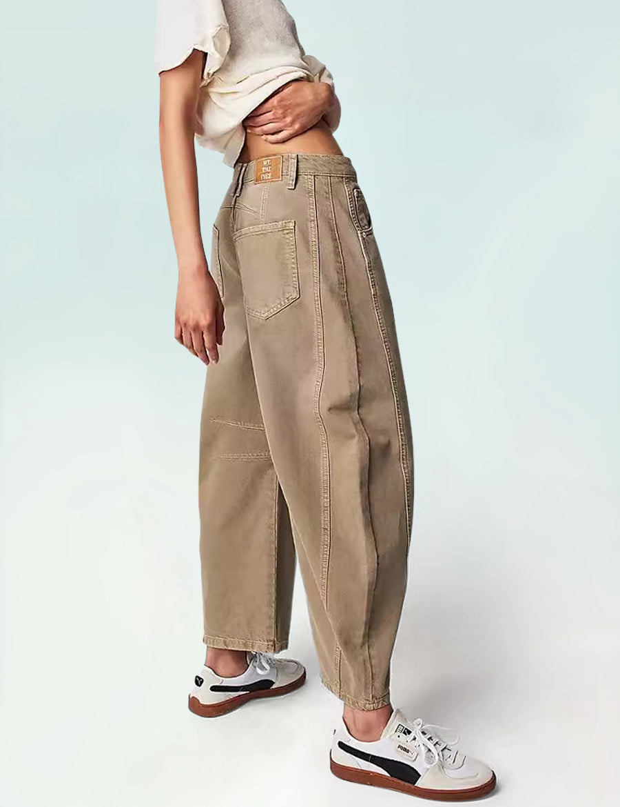 Casual Women's Loose Wide-leg Jeans