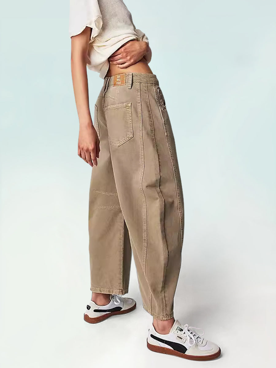 Casual Women's Loose Wide-leg Jeans