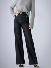 Tummy Control Sailor Wide Leg Trouser
