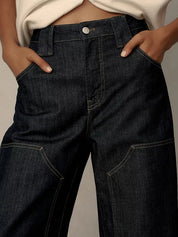 The Myra Low-Rise Tapered Jeans
