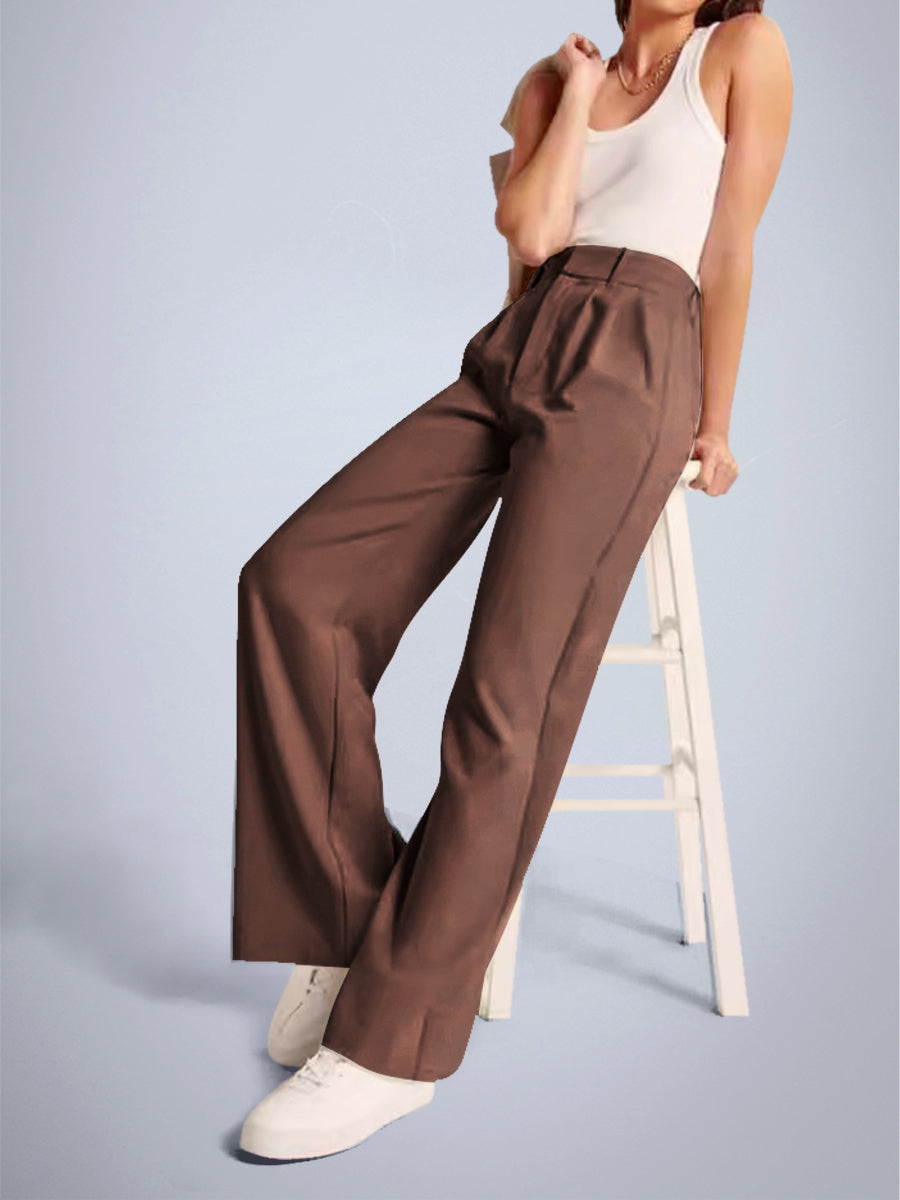 Casual Wide-leg Pants