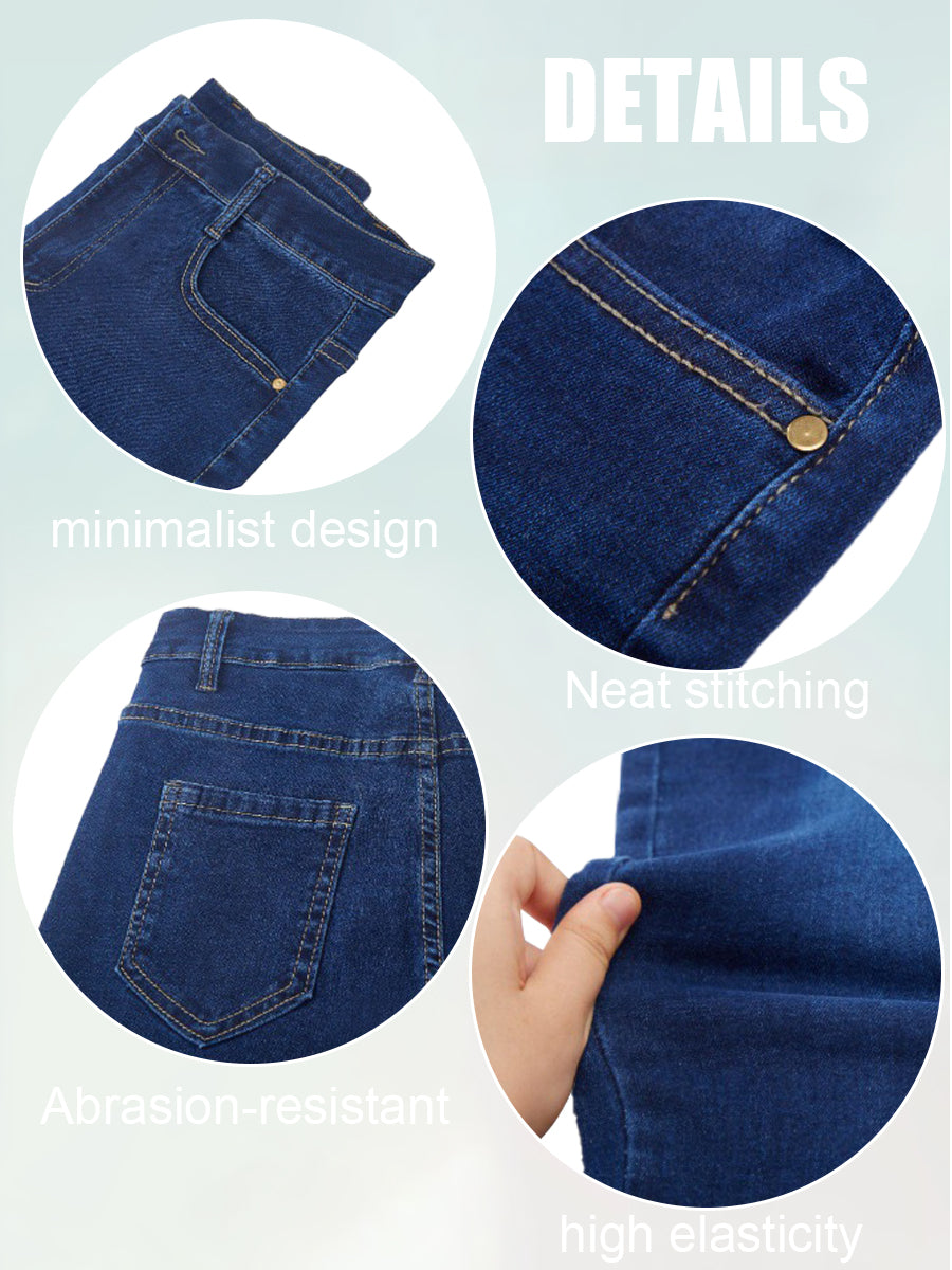 Tall Stretch Mid Blue Wash Disco Skinny Jeans