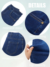 Tall Stretch Mid Blue Wash Disco Skinny Jeans