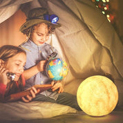 3D Printed Moon Lamp 16 Colors Rechargeable Night Light