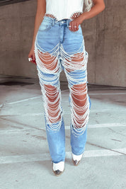 Luca Pearl Rhinestone Jeans
