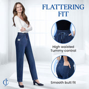 ComfiJeans - LAST DAY 70% OFF - High Waist Ultra-Stretch Mom Jeans