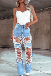 Luca Pearl Rhinestone Jeans
