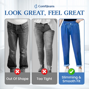 ComfiJeans - LAST DAY 70% OFF - High Waist Ultra-Stretch Mom Jeans