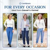 ComfiJeans - LAST DAY 70% OFF - High Waist Ultra-Stretch Mom Jeans