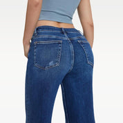 Plus Size Mid-low Rise Baggy Wide Leg Jeans