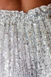 Plus Size Cocktail Party Black Sequin Pocket Pants