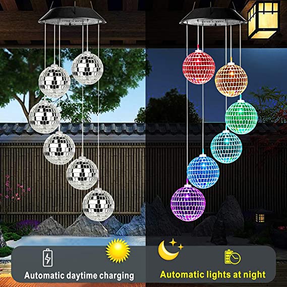 Idefair Solar Wind Chimes