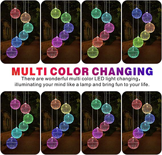 Idefair Solar Wind Chimes