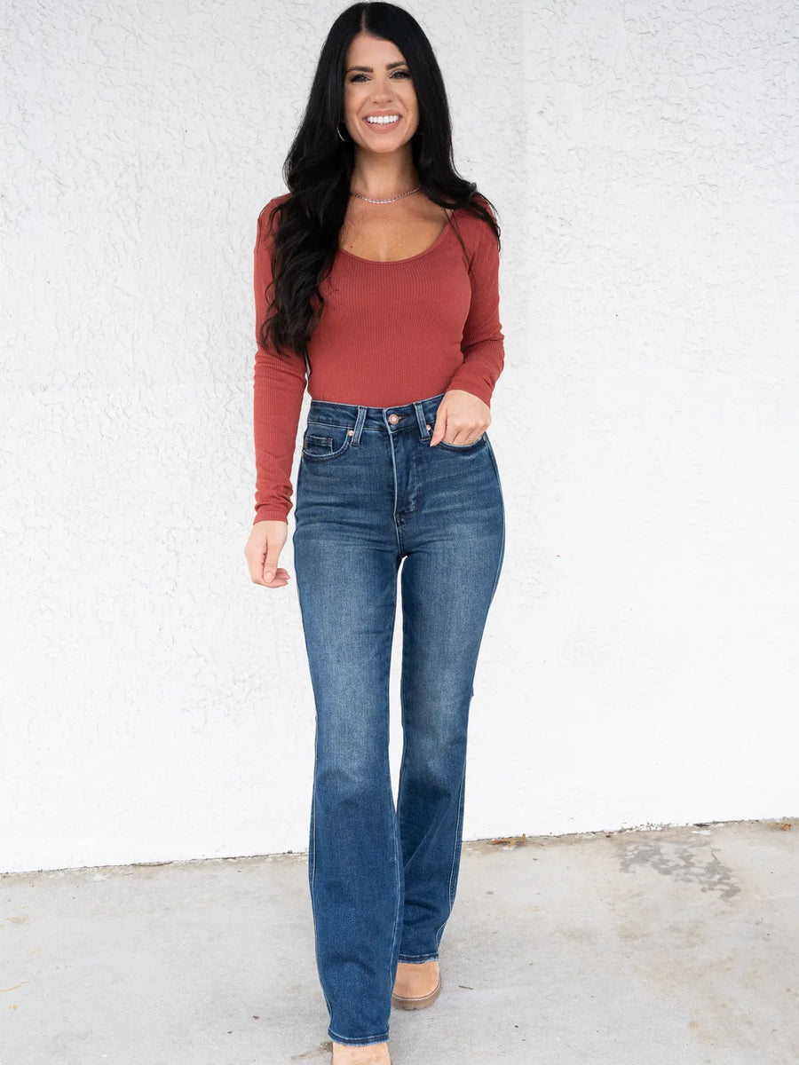 Miles On Em By - Multiple Inseam High Rise Tummy Control Bootcut Jeans