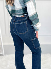 Out Of Pocket - Cargo Bootcut Jeans