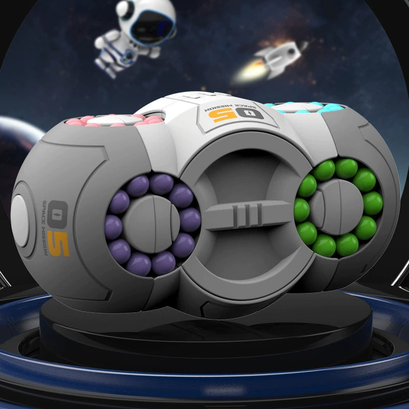 Space UFO Rotating Magic Bean Cube Fun Educational Toy for Kids
