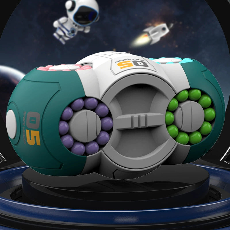 Space UFO Rotating Magic Bean Cube Fun Educational Toy for Kids