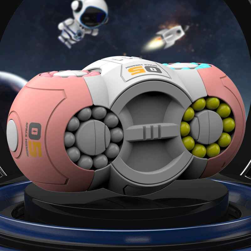 Space UFO Rotating Magic Bean Cube Fun Educational Toy for Kids