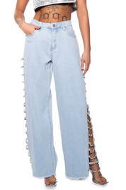 Covered In Diamonds Relaxed Jeans