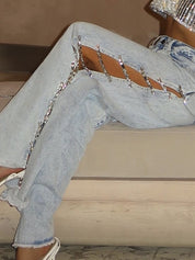 Covered In Diamonds Relaxed Jeans