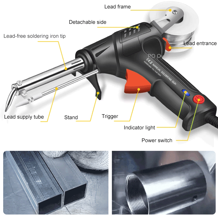 🔥Internally heated industrial laser welding tools
