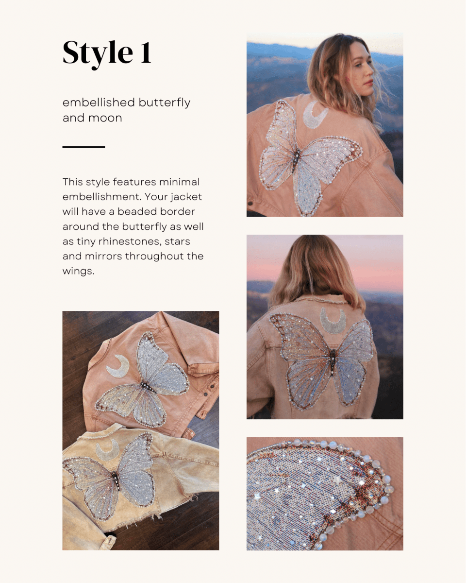 Moonbeam Butterfly Jacket - Made to Order
