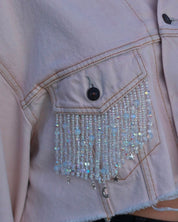 Moonbeam Butterfly Jacket - Pale Pink - Size L/XL - Ready to Ship