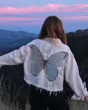 Moonbeam Butterfly Jacket - Pale Pink - Size L/XL - Ready to Ship