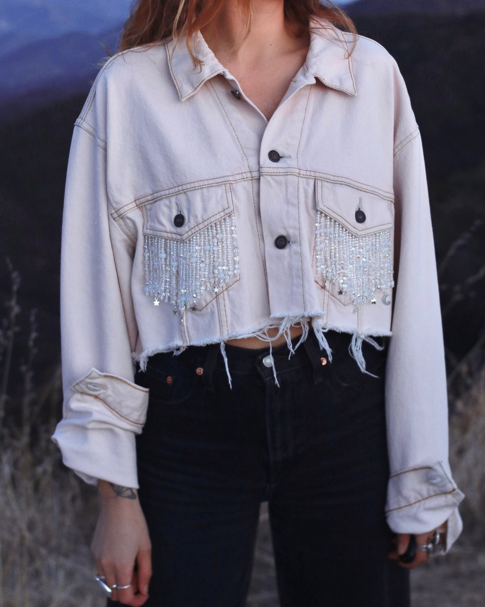 Moonbeam Butterfly Jacket - Pale Pink - Size L/XL - Ready to Ship