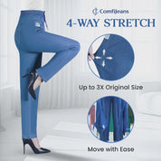 ComfiJeans - LAST DAY 70% OFF - High Waist Ultra-Stretch Mom Jeans