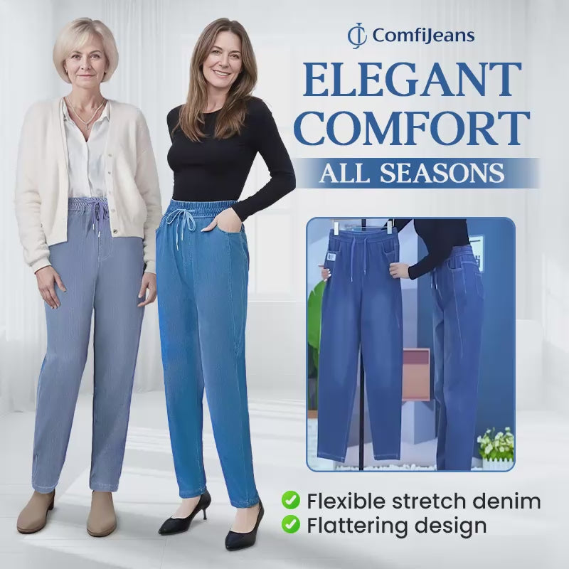 ComfiJeans - LAST DAY 70% OFF - High Waist Ultra-Stretch Mom Jeans
